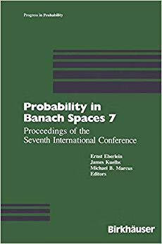 预订 probability in banach spaces 7