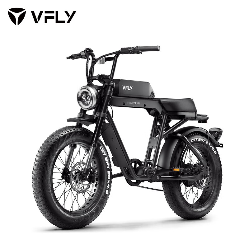 雅迪骑兵01 高端双驱跨骑智能助力新国标电动车电瓶车越野山地自行车