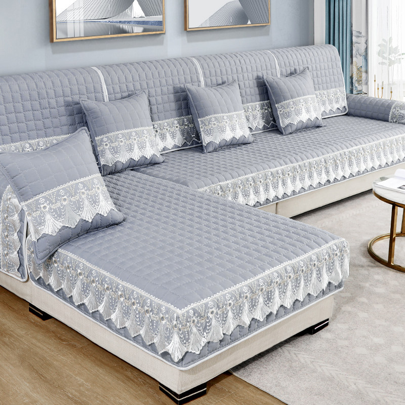 6米沙发垫全罩全套360cm四季通用防滑坐垫北欧简约萬能套罩 凡烟 适用