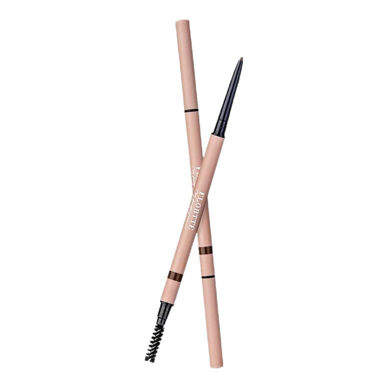 花洛莉亞(FLORTTE)雙頭眉筆染眉膏女防濕水不易脫色女學(xué)生棕色 旋轉(zhuǎn)雙頭極細(xì)眉筆B6# 限量 薄荷生巧