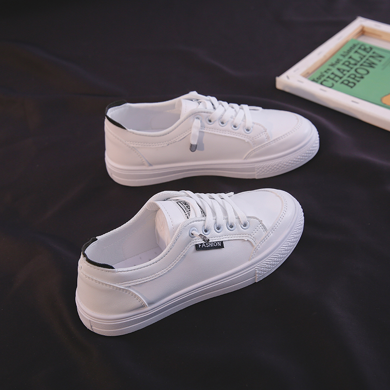 秋天搭配裙子的小白鞋少女运动配连衣裙半身长短裙学生女秋季女鞋夏季