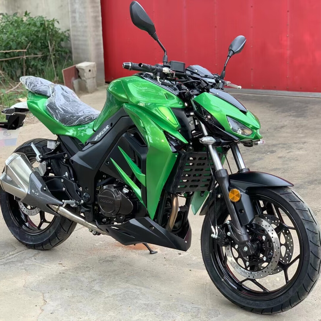 桃路新款国四n19大蟒蛇400cc街车双缸水冷电喷进口z1000重机车可上牌