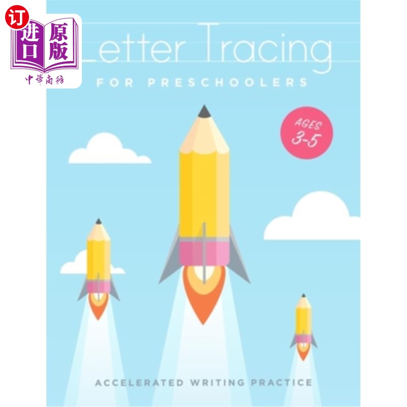 海外直订letter tracing for preschoolers ages 3-5: learn to write