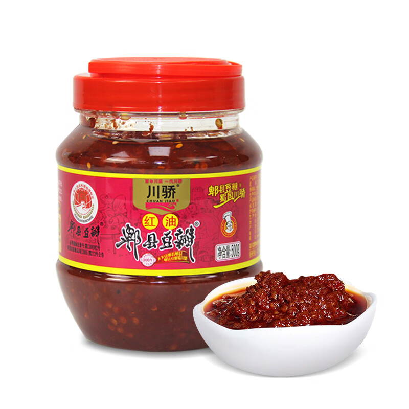 川骄 郫县红油豆瓣500g*1罐 叠首购仅3.41元 - 特价的