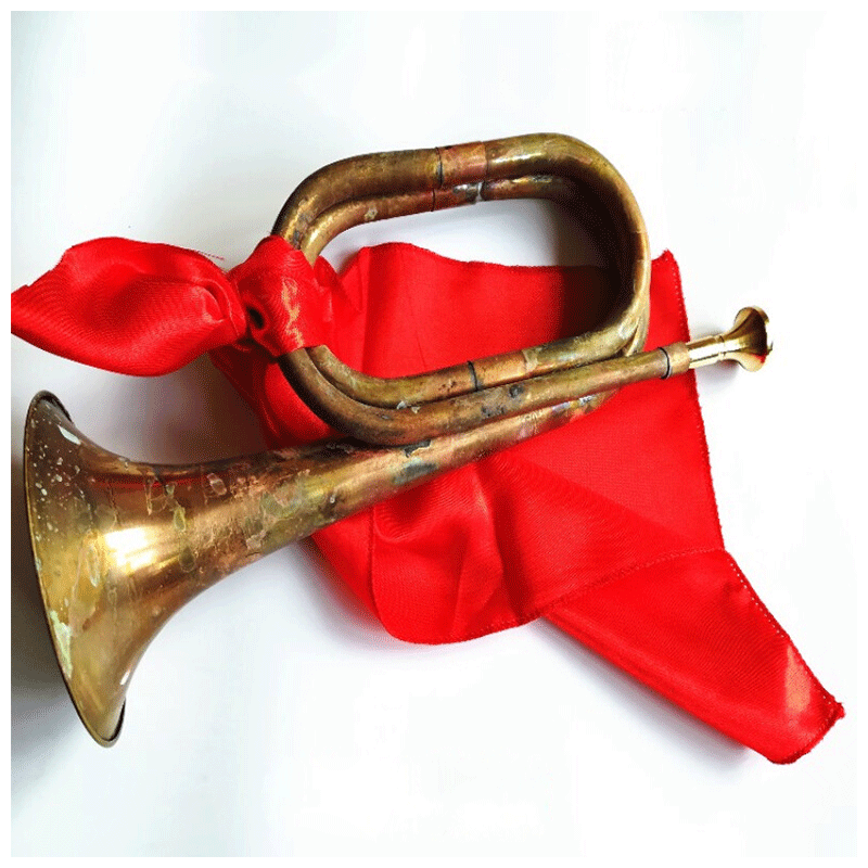 贤怀达仿古冲锋号仿古军号冲锋号小号吹响集结号冲锋号复古风做旧军号