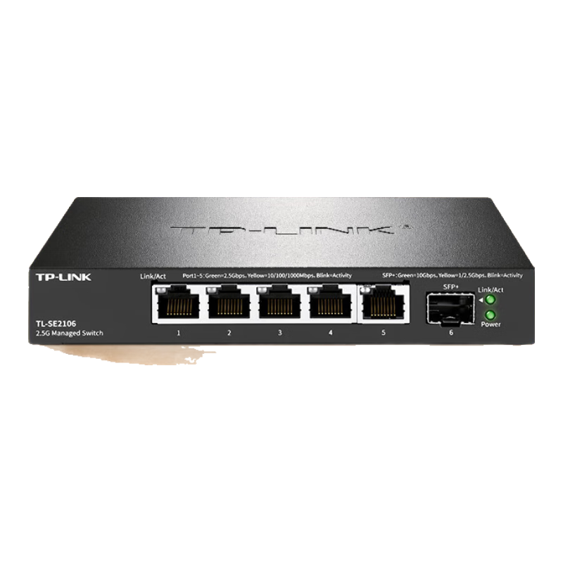 ������TP-LINK�� 5��2.5G+1����SFP+���ƹ��������� �����Թ��⡢��ģ�� vlan������·�ۺ� ��èNAS����TL-SE2106