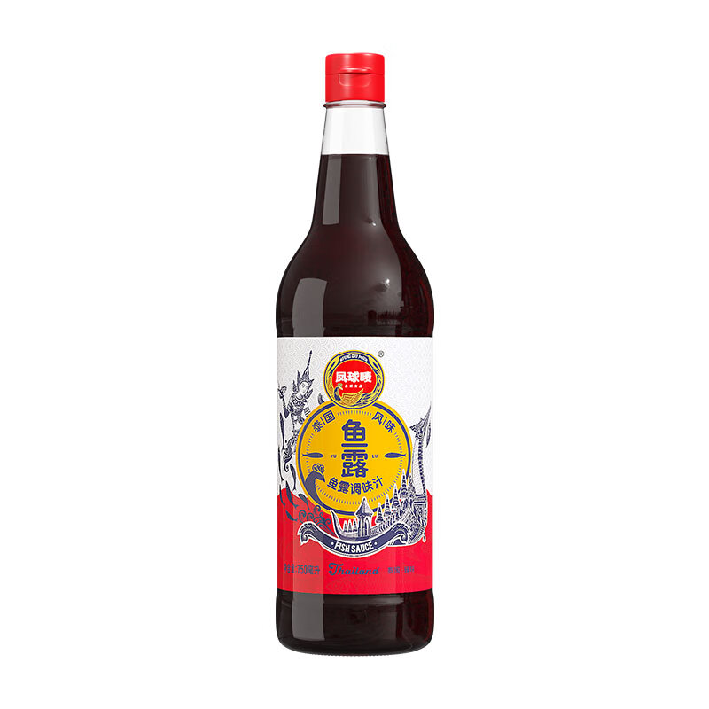 凤球唛鱼露 750ml 泰国风味 鱼酱油 冬阴功海鲜提鲜辣白泡菜调料