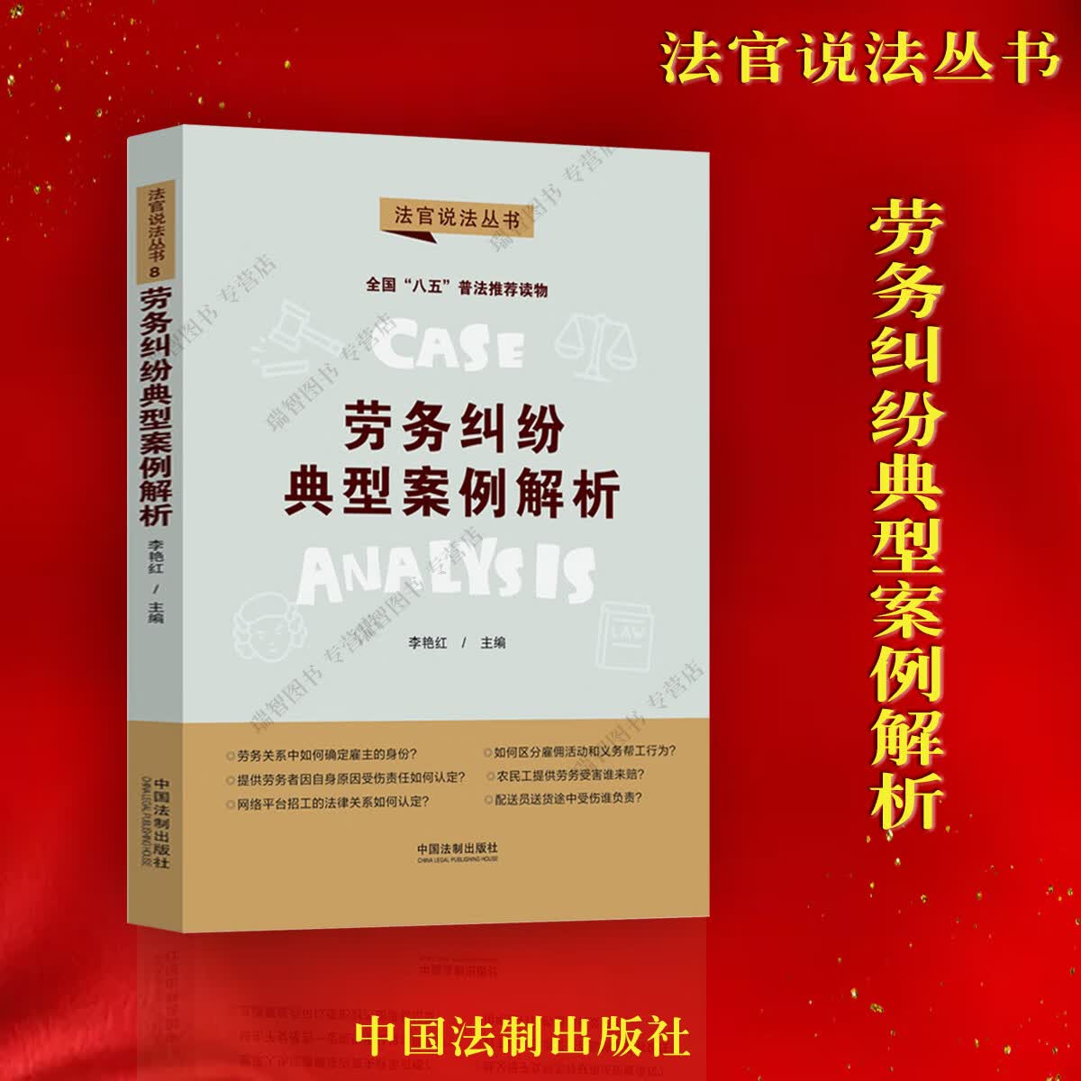 正版劳务纠纷典型案例解析法官说法丛书第二辑八五普法用书李艳红著中国法制出版社