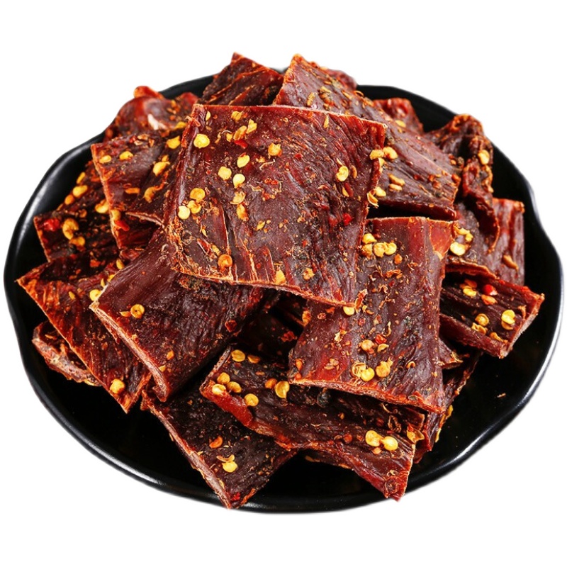 虎钢馋手撕牛肉干内蒙古风干特产正宗蒙古牦牛肉干四川香辣零食500gx2