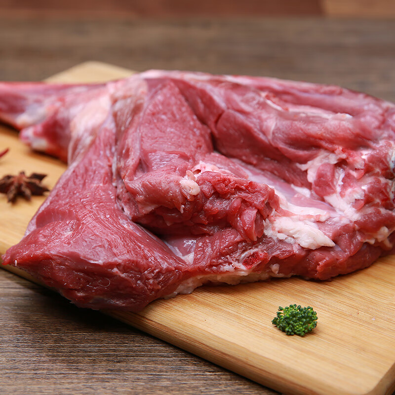 羊肉现杀羊肉去骨羊后腿原切整只生鲜羊腿肉 去骨羊肉2斤