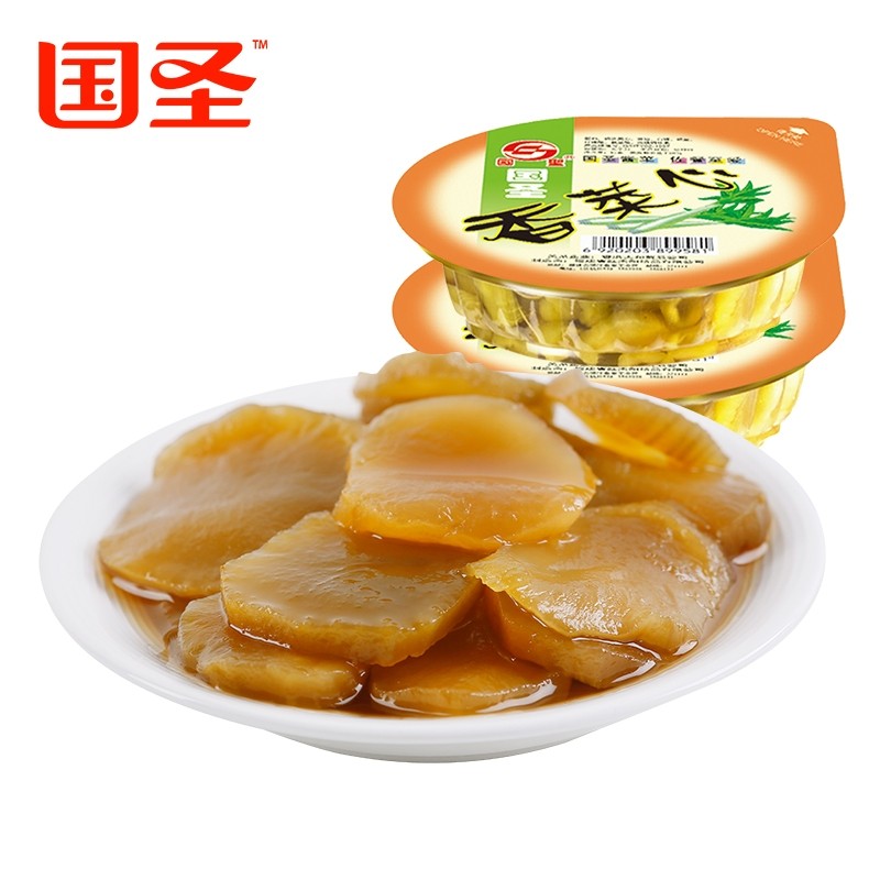 国圣国圣香菜心下饭菜福建特产爽口小咸菜佐餐腌菜碗装开袋即食 碗装