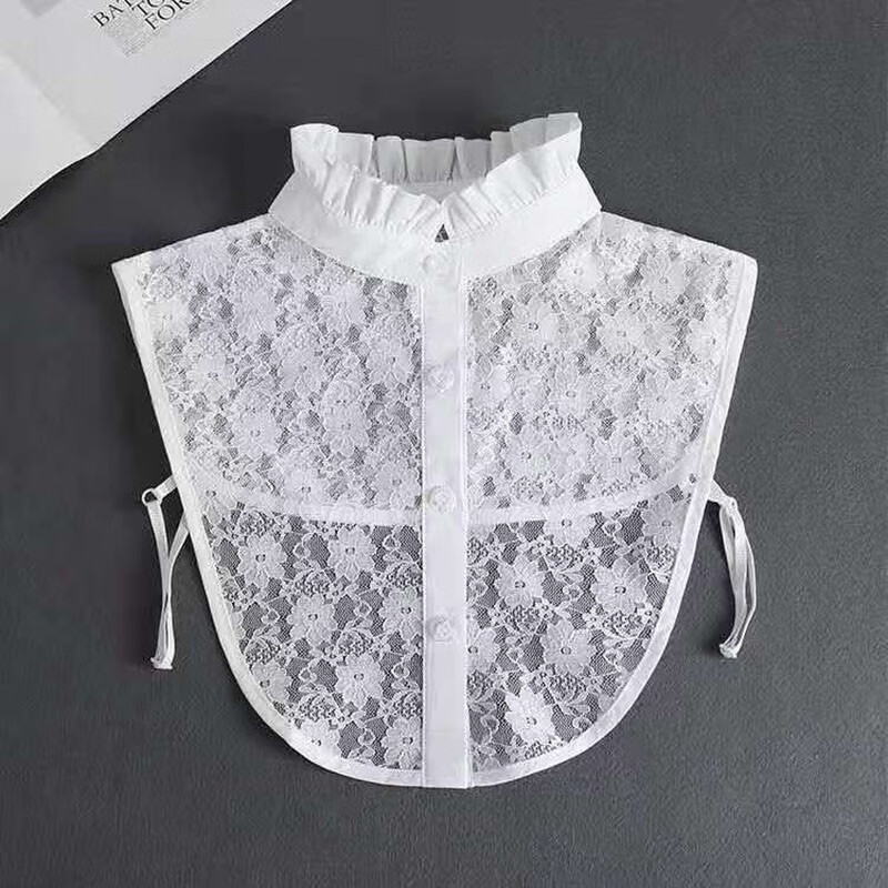 途尊(kingtrip)假领子女蕾丝立领假领子秋冬假衬衫领子蕾丝毛衣装饰领