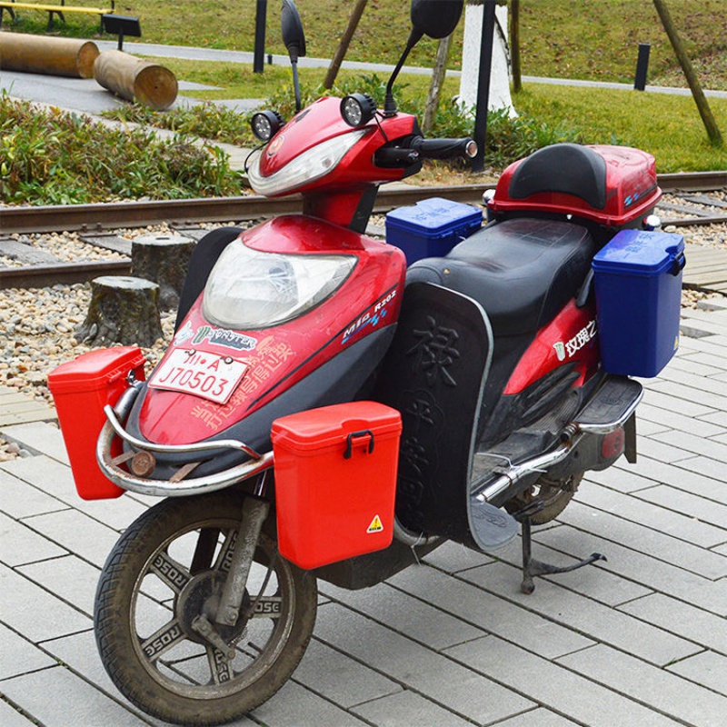 电动车工具箱三轮车快递车储物箱收纳盒外卖改装置物盒侧边箱尾箱