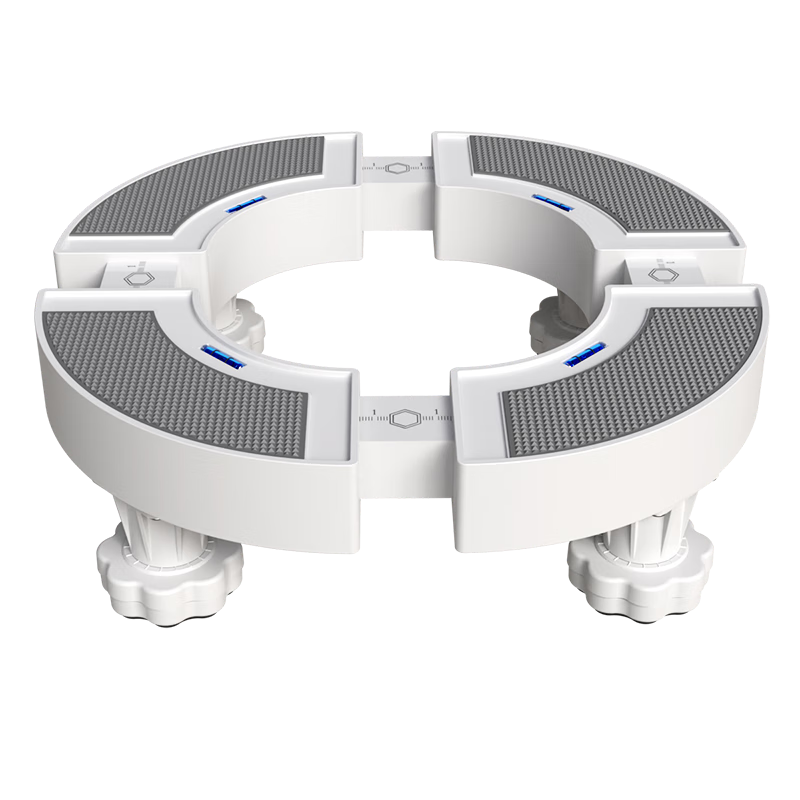 宜百利 空调底座 圆柱形椭圆空调柜机支架托架增高架子（4脚） 5828