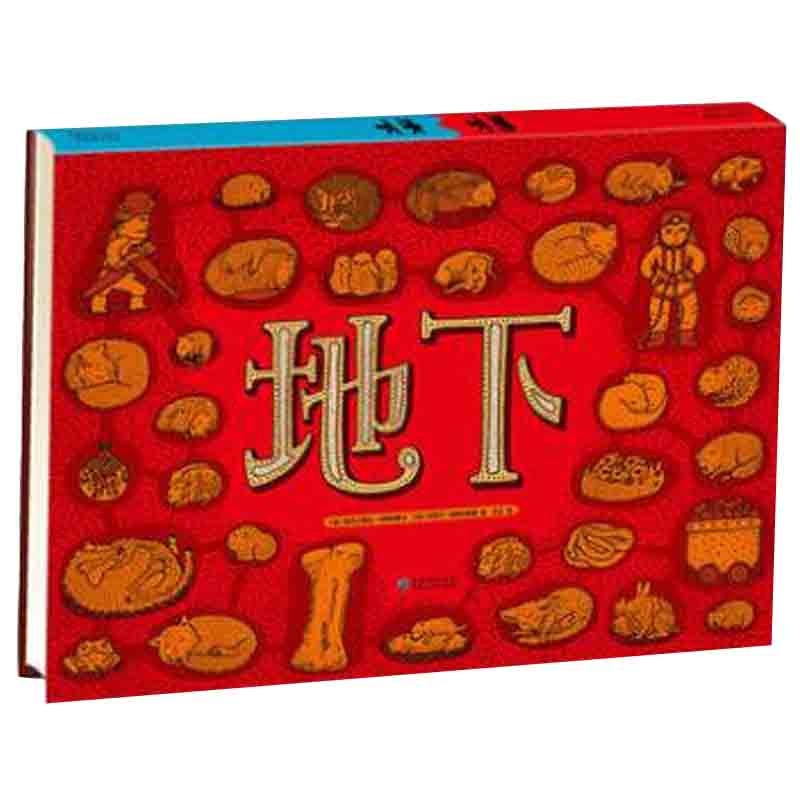 地下水下精装手绘科普百科全书儿童绘本3-6-8岁小学生课外自然科学教育阅读书探索地下和水下的丰富世界 