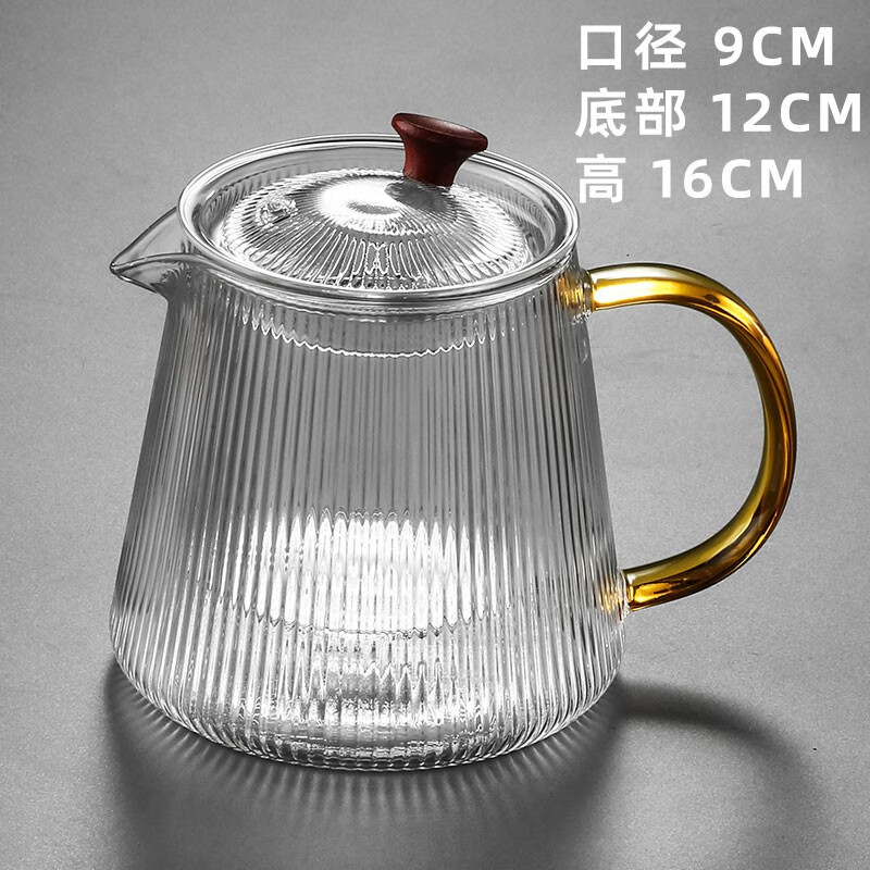 奥克菲泡茶壶养家用焖茶壶生玻璃煮茶壶耐茶水分离高温办公 茶壶玻璃漏(1000ML) 自定义
