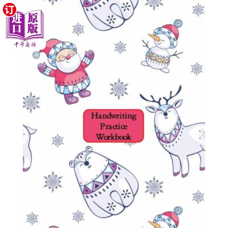 海外直订handwriting practice workbook: letter tracing - full