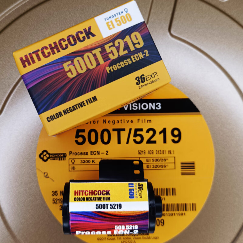 5219柯达彩色胶卷135 5219彩卷500t 原彩负片胶片电影