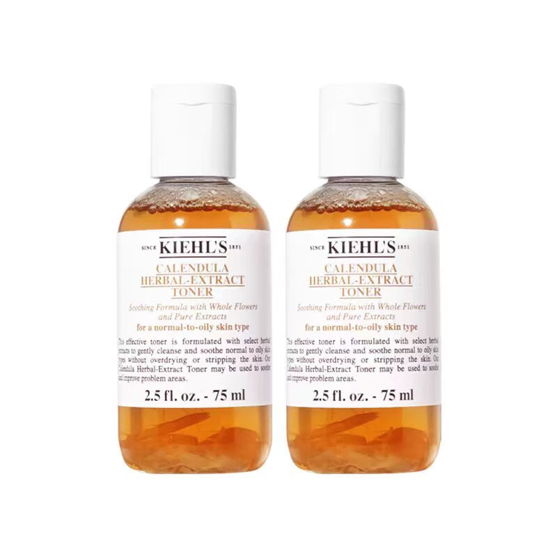 【准新品】科颜氏（Kiehls）金盏花爽肤水75ml*2【临期清仓】  