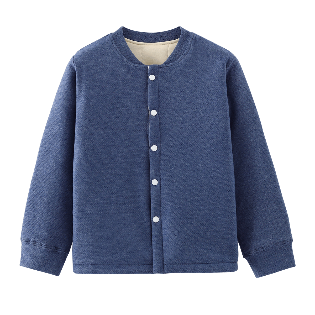 馬騎頓童裝兒童棉服校服神器男童棉襖加厚保暖內膽棉衣夾棉內搭冬季上衣 藏青 160cm 160/80