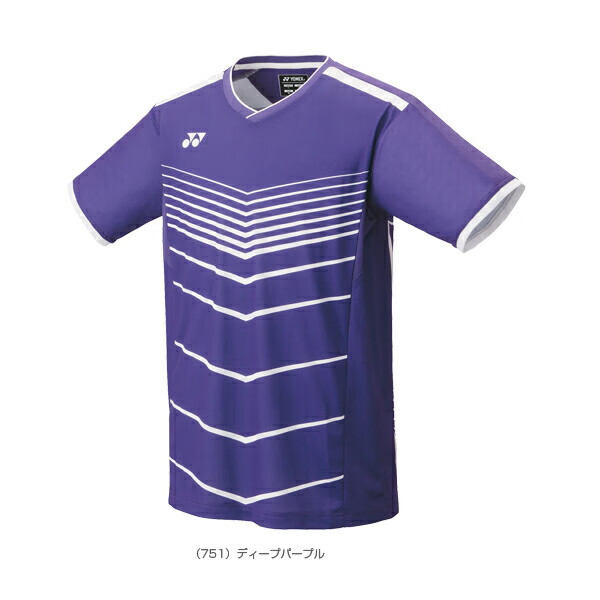 YONEX 尤尼克斯羽毛球服yonex大赛服 21新款 短袖10396 （751）深紫色 M