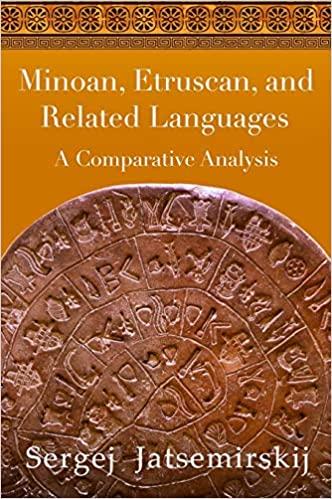 预订minoan, etruscan, and related languages: a compa