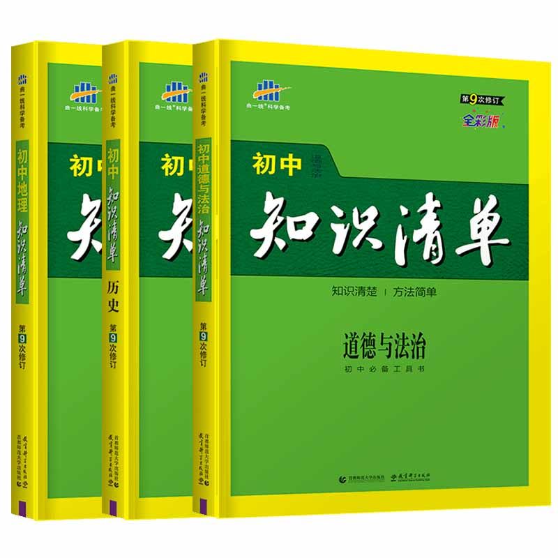 2022版知识清单初中高中语文数学英语政