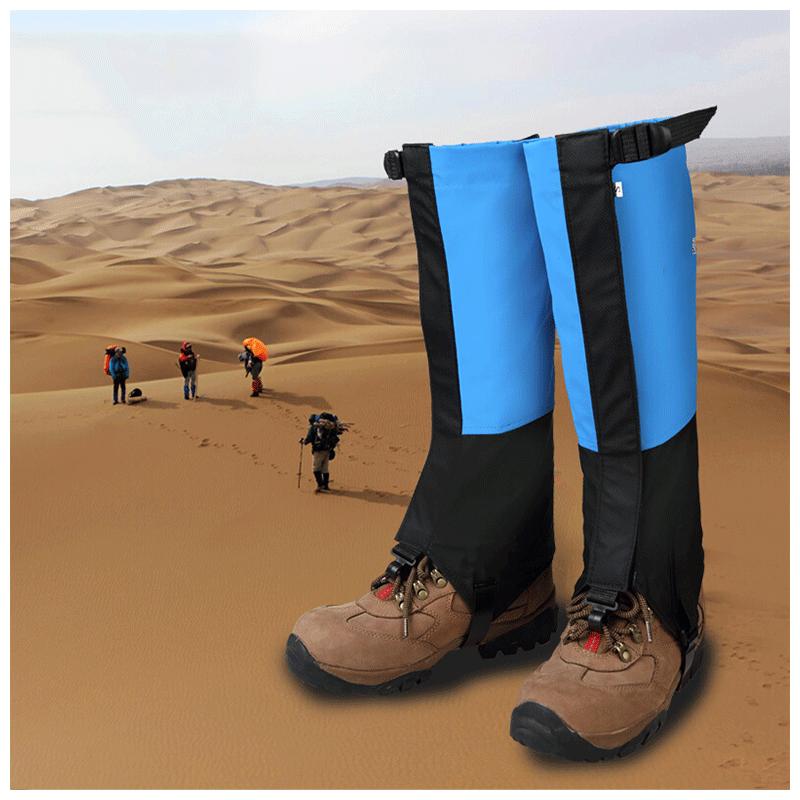 雪套户外登山徒步沙漠防沙透气鞋套儿童滑雪装备防水脚套钜惠 飞豹