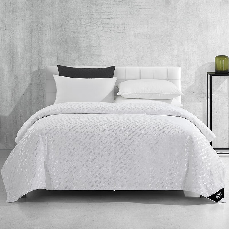 hugo bosshbcs-008 提花logo桑蚕丝被 800