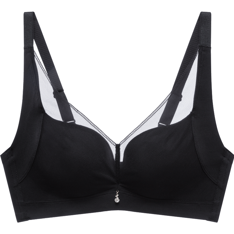 欧迪芬内衣女抗菌无钢圈文胸亲肤无痕美背小胸聚拢美背胸罩 XB3536