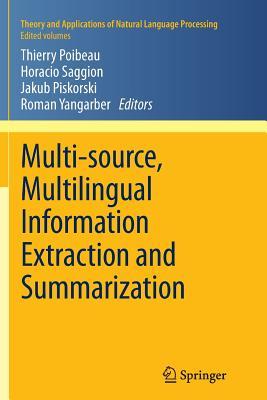 预订Multi-Source, Multilingual Information Extractio
