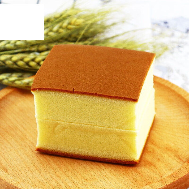 原味纯蛋糕整箱零食营养早餐休闲糕点长崎蛋糕 500原味蛋糕4小包装