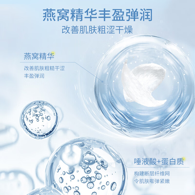 碧然堂燕窝芦荟冰沙霜清爽补水保湿晒后修复面霜大瓶300g护肤品 300g