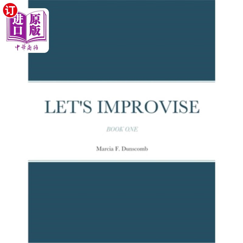 海外直订lets improvise: book one 让我们即兴发挥:卷一