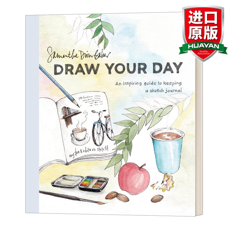 draw your day 英文原版 手绘日志指南 每日插画创作 英文版 进口英语
