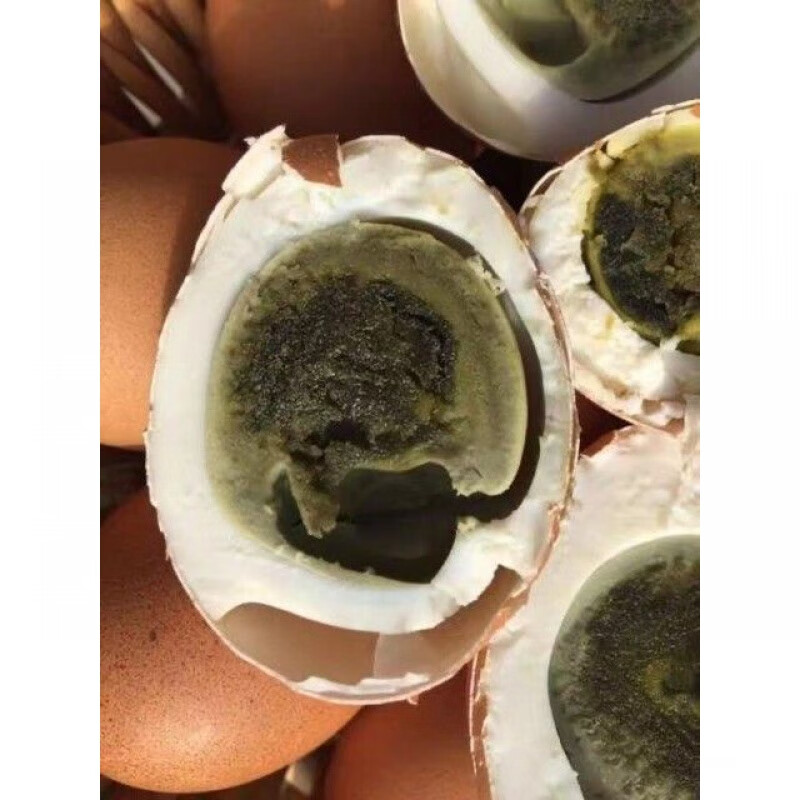 茗仟正宗臭鸡蛋黑黄臭蛋腌咸农家腌制臭蛋鸡蛋风味臭咸鸡蛋咸香味