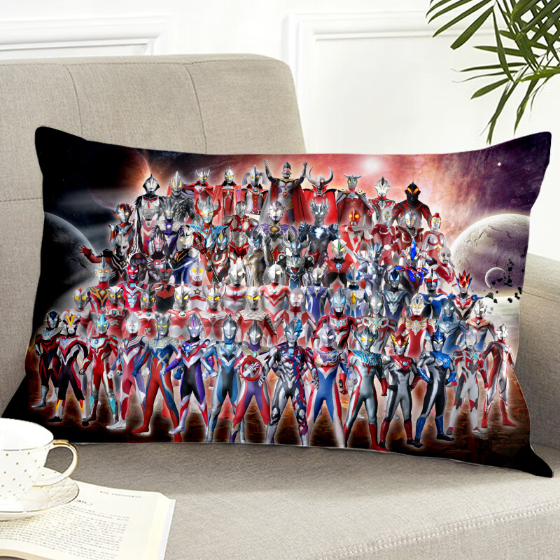 青染奥特曼枕头 德凯奥特曼抱枕戴卡特利迦枕套儿童男生定做照片生日