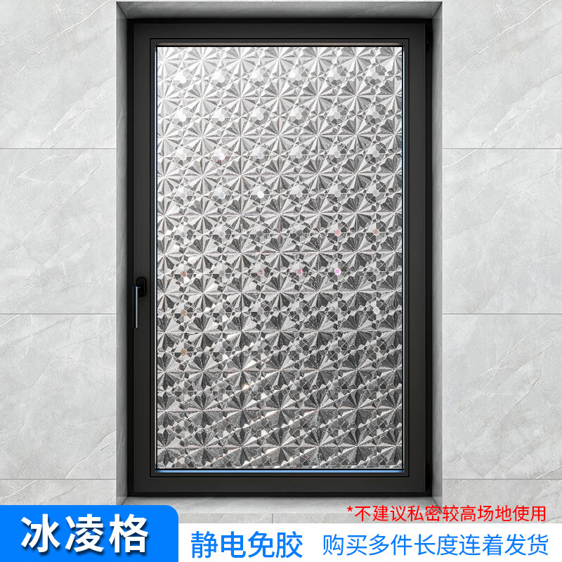 窗花纸防窥贴膜 3d浮雕复古玻璃贴纸透光不透明ins风窗花玻璃纸防窥