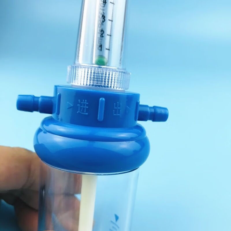 氧气表潮化瓶 吸氧管氧气瓶吸入器浮标氧吸加湿流量计吸氧加湿器 带
