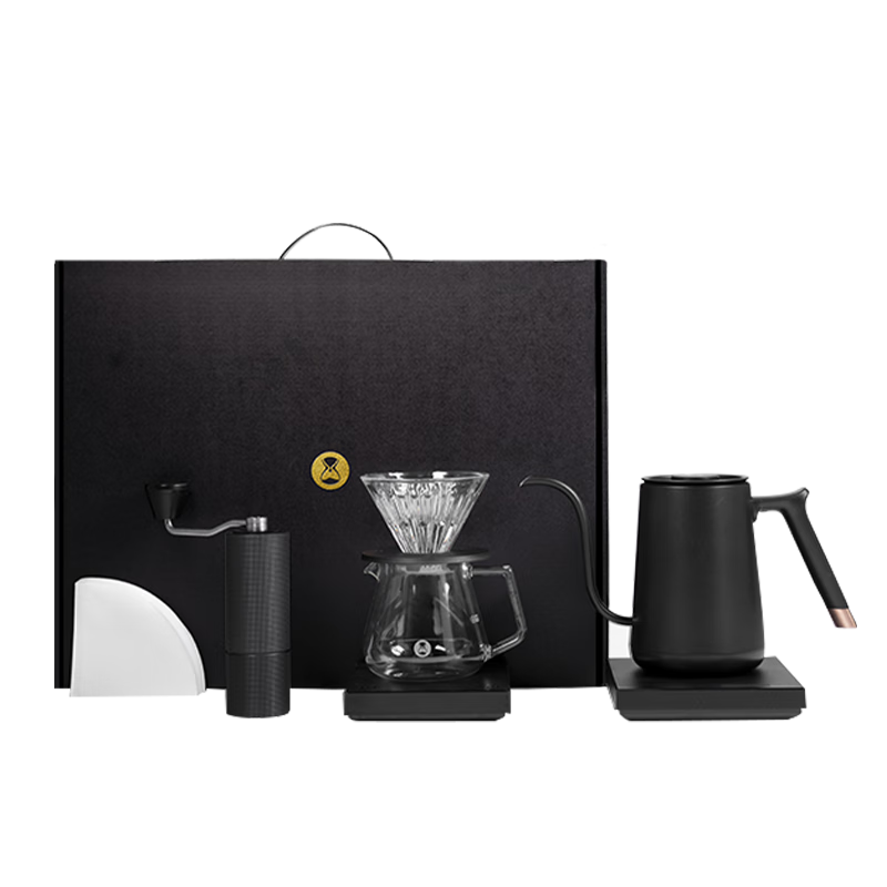 TIMEMORE 泰摩 手冲咖啡壶套装礼盒 温控壶手磨咖啡机家用咖啡具套装