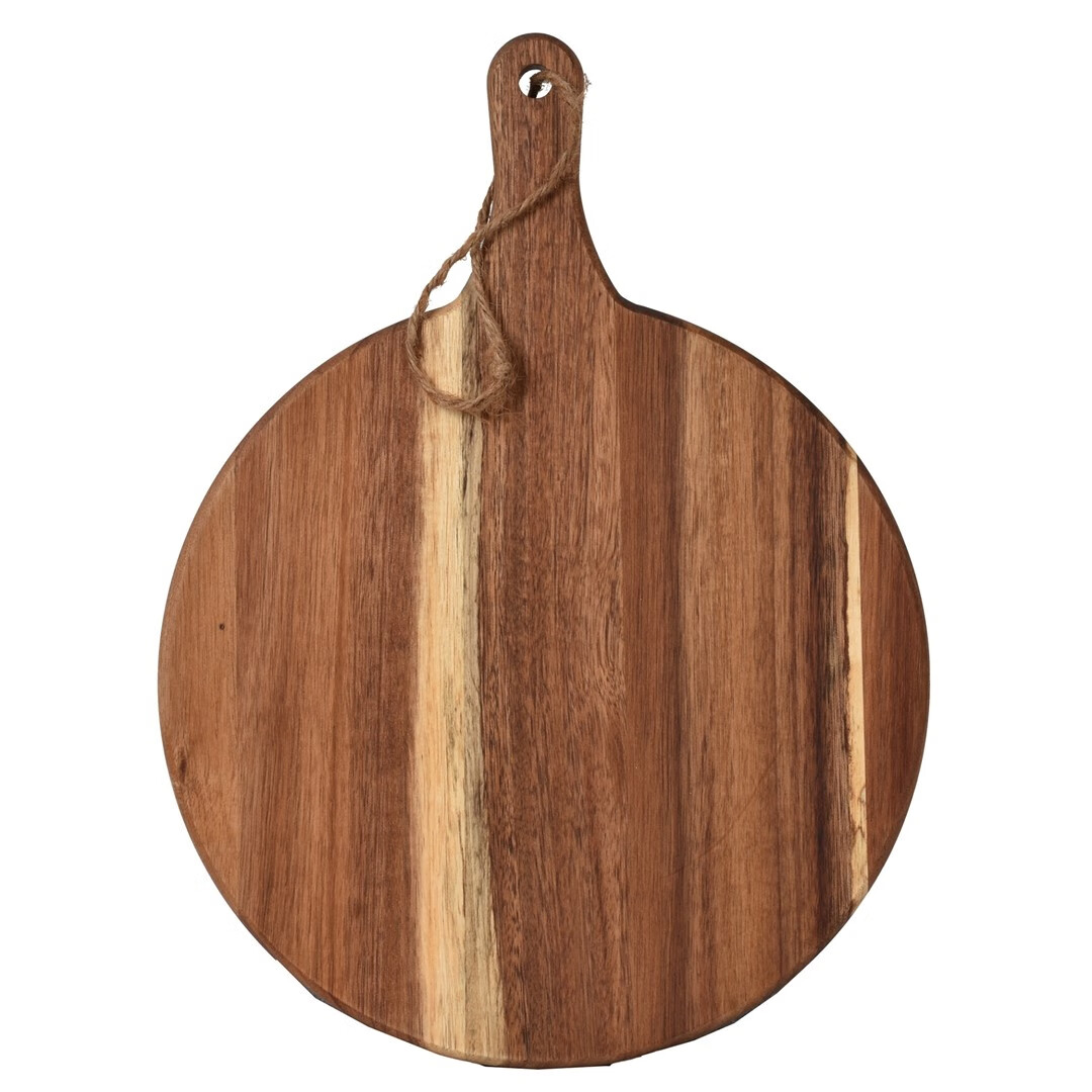 何健弓北欧高品质相思木环保切菜板实木牛排披萨水果砧板防霉案板托盘