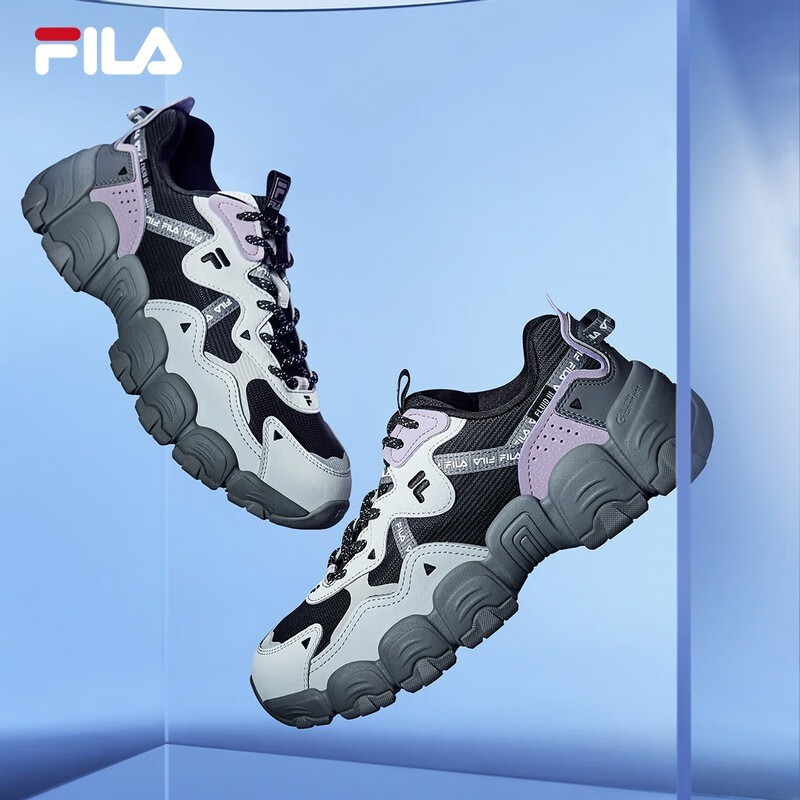 FILA 斐乐官方 猫爪鞋女鞋 老爹鞋猫爪3代休闲运动鞋透气情侣轻便鞋 黑/南极灰-BA 37.5怎么样,好用不?