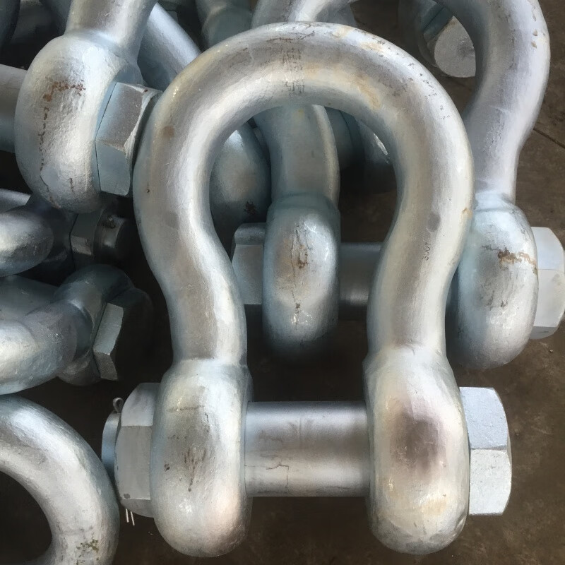 仁聚益大吨位弓形卸扣200t,300t,400t,500t吨带螺帽高强度卸扣 200t