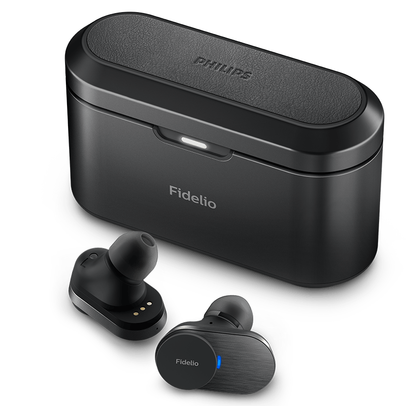 飞利浦(philips)真无线蓝牙主动降噪耳机 fidelio高保真音乐娄氏双