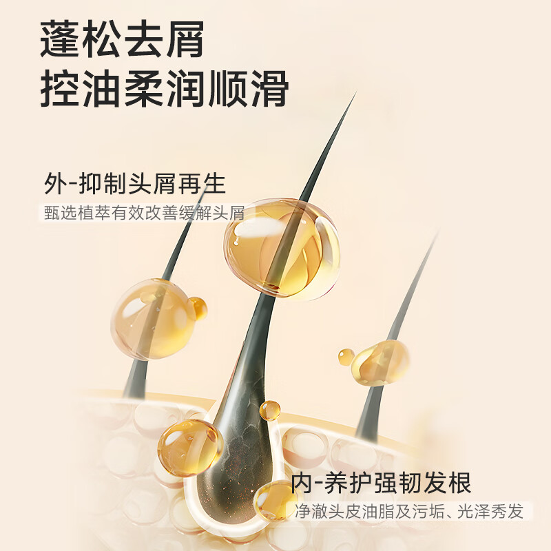 老中医洗护组合套装蓬松去屑强韧发丝减少断发分叉毛躁洗发水发膜 洗发水300ml+火山泥发膜150g