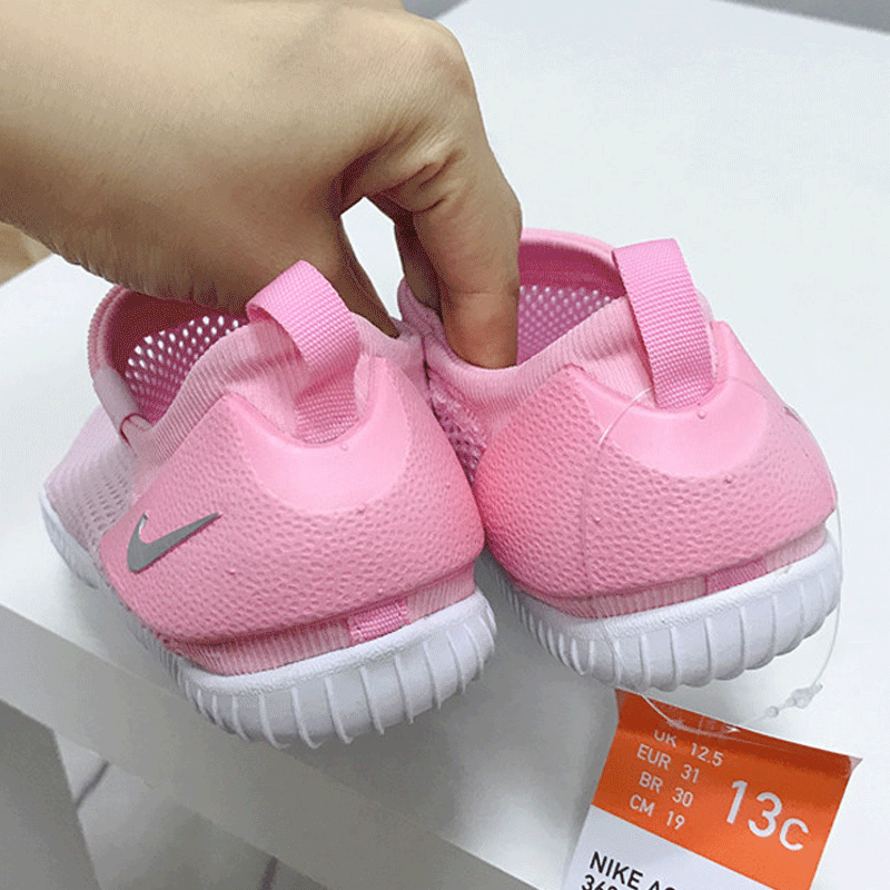 耐克(nike)女鞋轻便舒适运动鞋一脚蹬透气休闲鞋 粉色943758-606 40