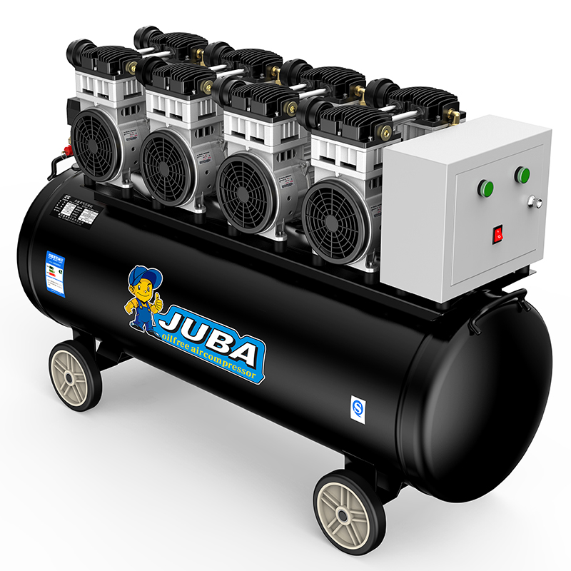 飓霸空压机无油气泵工业级380v空气压缩机大型喷漆高压冲气泵 经典款