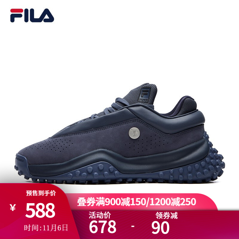 fila x mihara 斐乐男鞋官方老爹鞋男2021春季休闲运动男波点鞋蔡徐坤