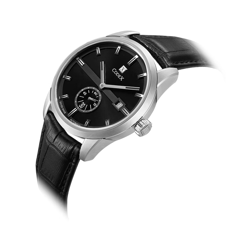 豪度 (codex)瑞士手表 永恒系列自动机械男表商务男士皮带腕表送男友