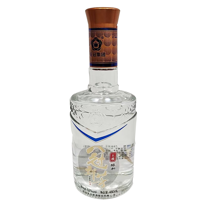 花冠集团【新会员专享品鉴酒】冠群芳 52度五粮醇和480m单瓶 浓香型